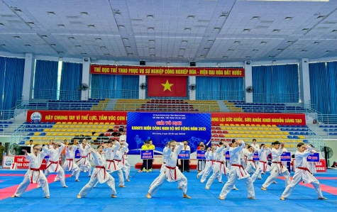 Khai mạc giải vô địch Karate miền Đông Nam bộ năm 2025