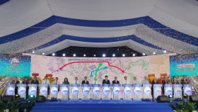 Khởi công tuyến đường Vành đai 4 đoạn qua tỉnh Bình Dương và khánh thành các tuyến đường ĐT743, ĐT746, ĐT747B