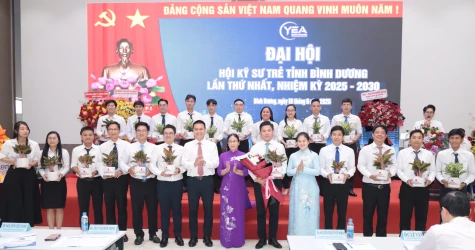 Đại hội Hội Kỹ sư trẻ tỉnh Bình Dương lần thứ I, nhiệm kỳ 2025-2030