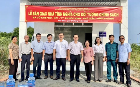 Huyện Phú Giáo: Hoàn thành chương trình xóa nhà tạm, nhà dột nát