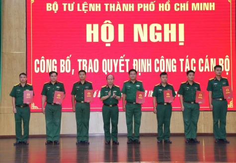 Bình Dương công bố giải thể 9 ban chỉ huy quân sự cấp huyện
