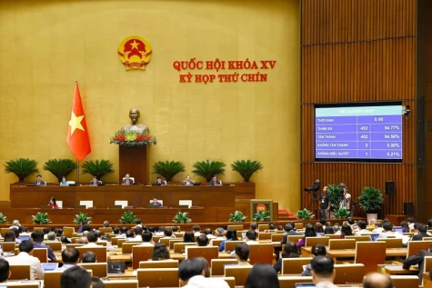 Quốc hội biểu quyết thông qua nhiều dự án luật, họp bàn về công tác nhân sự