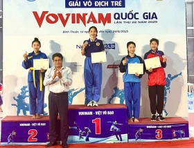 Giải vô địch Vovinam trẻ Quốc gia 2025: Bình Dương đạt 3 huy chương vàng