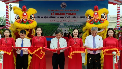 Khánh thành công trình nâng cấp, mở rộng đường ĐT746