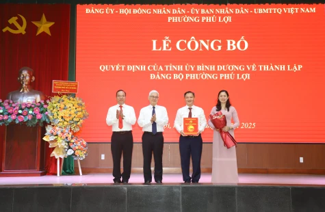 Xây dựng phường Phú Lợi thành điển hình trong mô hình chính quyền đô thị mới