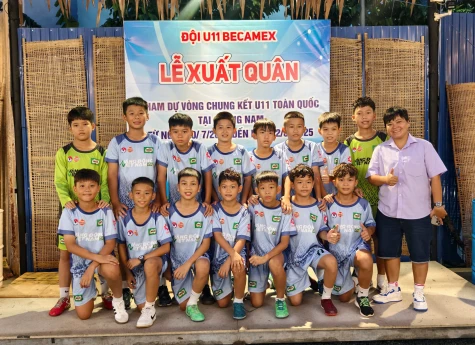 Giải bóng đá Nhi đồng U11 Toàn Quốc: Becamex Bình Dương rơi vào bảng đấu nặng ký
