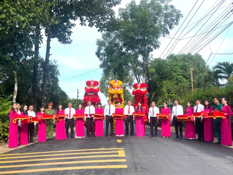 Phường Phú An, TP.Hồ Chí Minh: Khánh thành công trình chào mừng đại hội Đảng các cấp