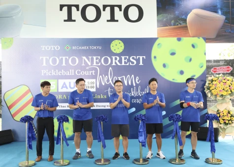 Becamex Tokyu khai trương sân Pickleball tại trung tâm Thành phố mới Bình Dương